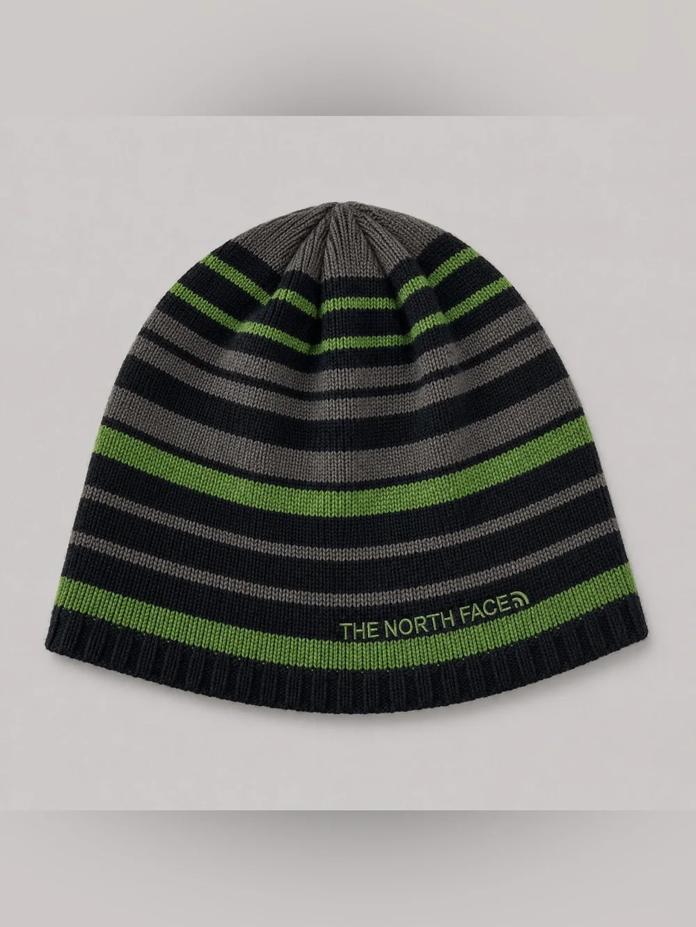 The North Face Youth Beanie Hat Medium Striped Outdoors Streetwear